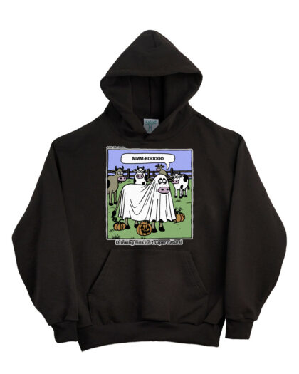 Online Ceramics Drinking Milk Isn't Super Natural Hoodie