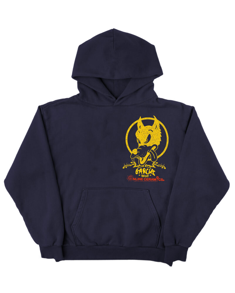 Online Ceramics Jerry Garcia Wolf Hoodie